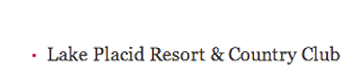 Lake Palcid Resort & Country Club